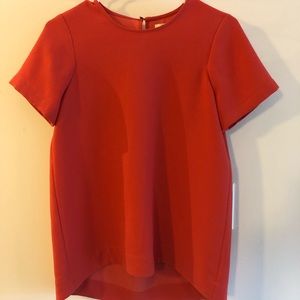 Madewell Tailored Tee: Like New! Burnt Orange